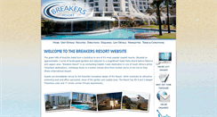 Desktop Screenshot of breakersresort.co.za